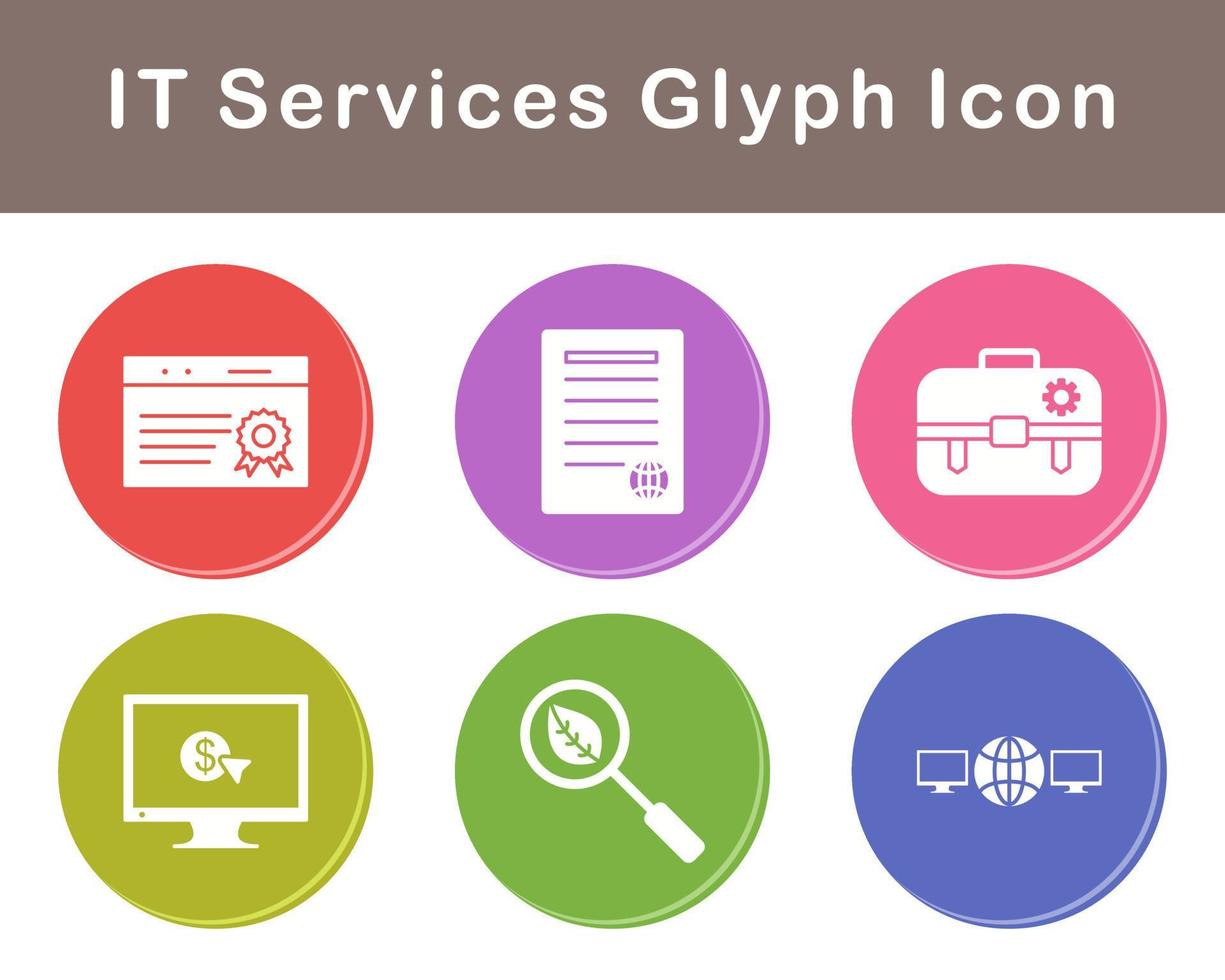 IT Services Vector Icon Set