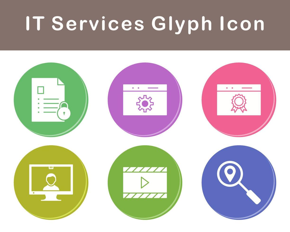 IT Services Vector Icon Set