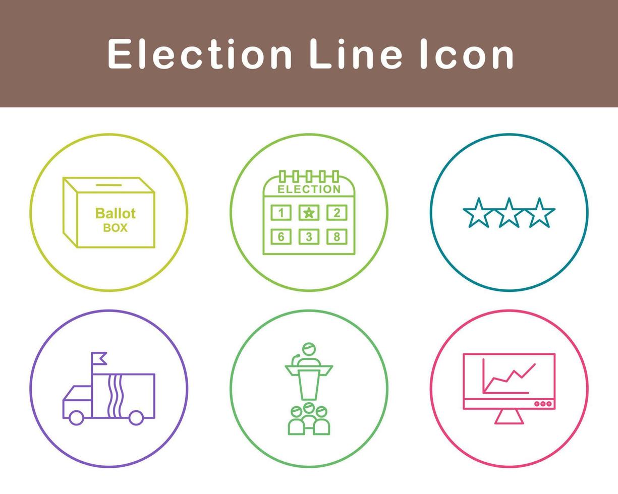 elección vector icono conjunto