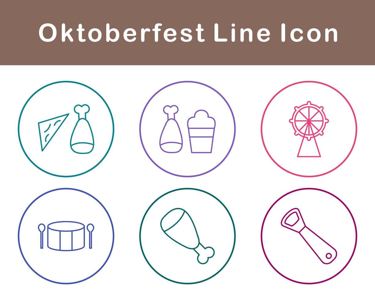 Oktoberfest Vector Icon Set