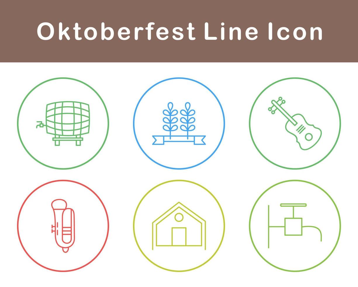 Oktoberfest Vector Icon Set