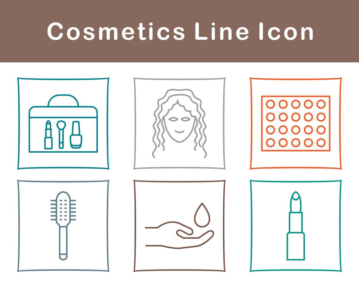 Cosmetics Vector Icon Set