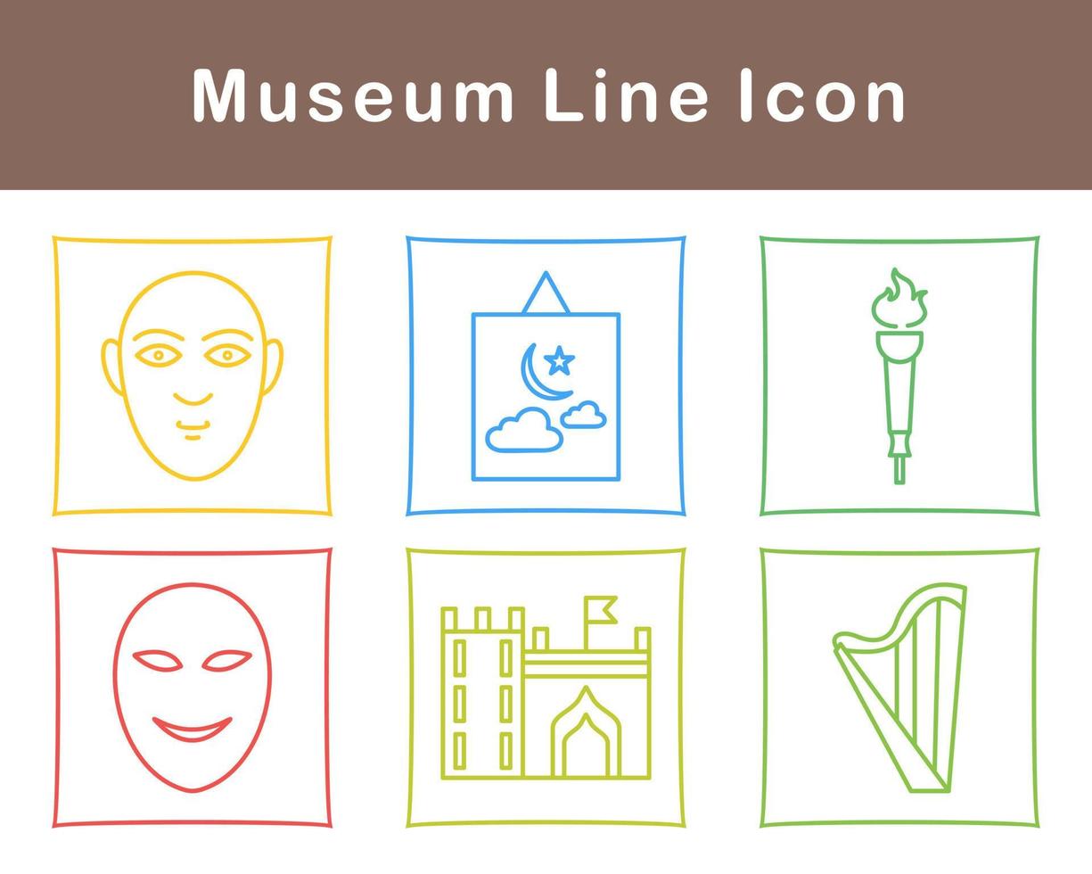 Museum Vector Icon Set