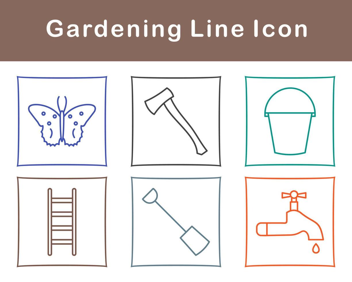 Gardening Vector Icon Set