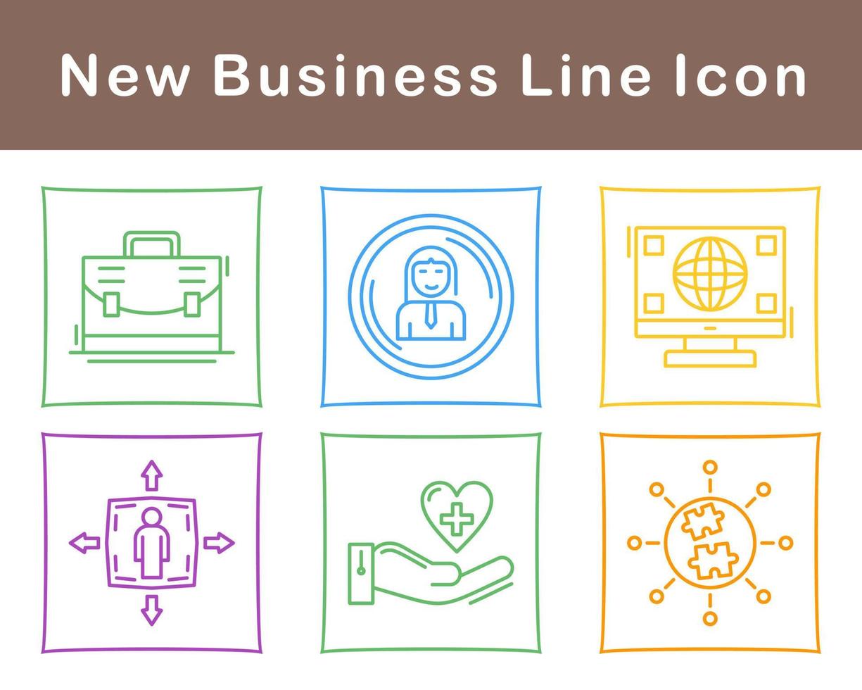 New Business Vector Icon Set