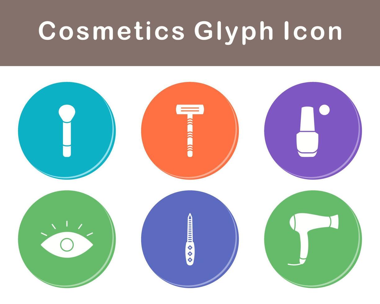 Cosmetics Vector Icon Set
