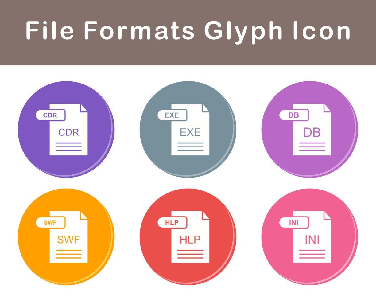 File Formats Vector Icon Set