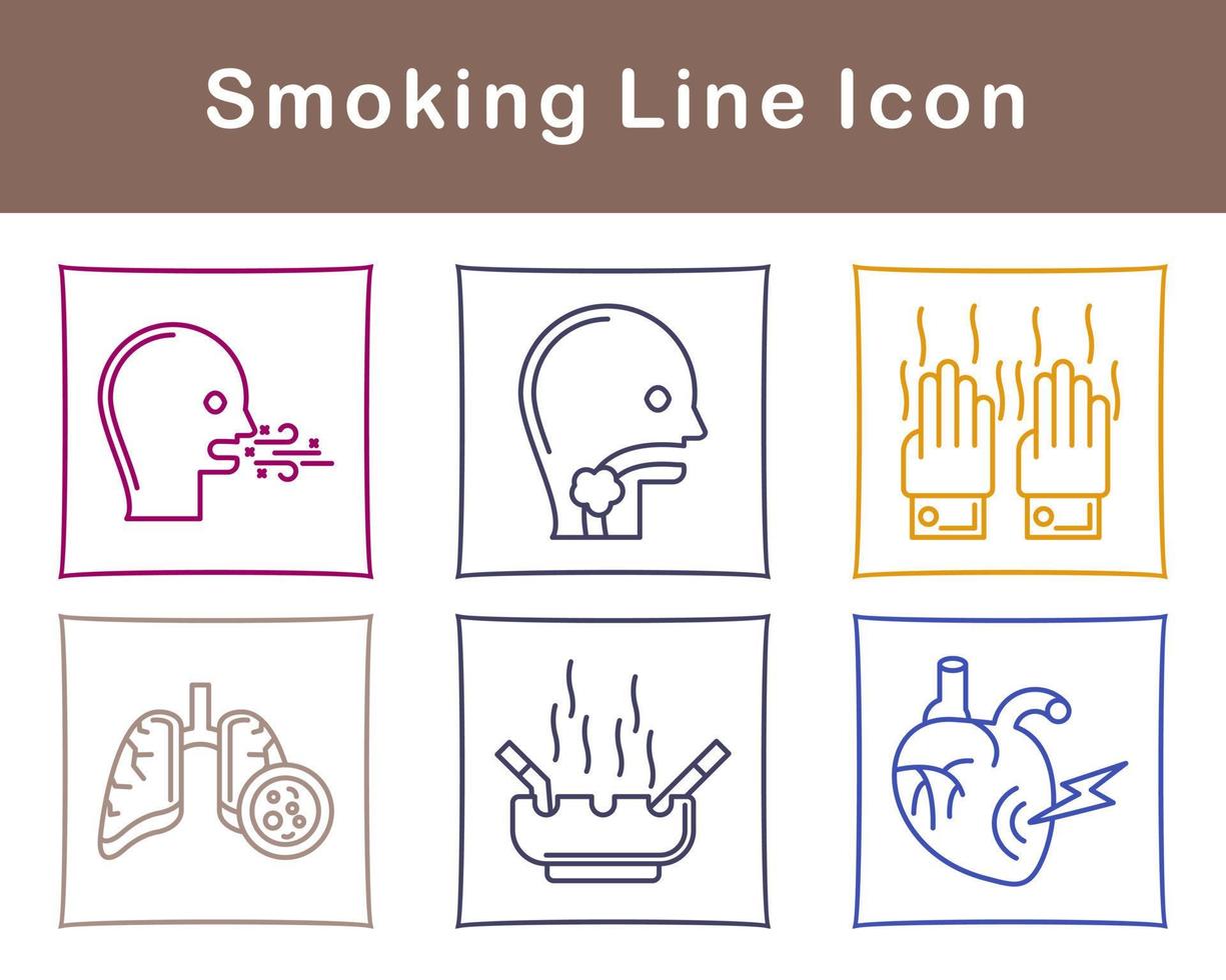 Smoking Vector Icon Set