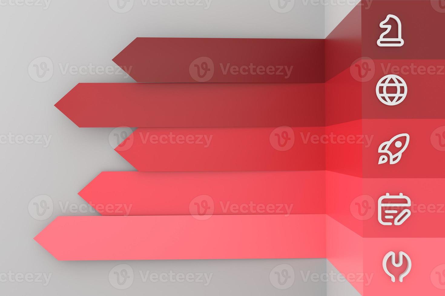 Arrow infographic template. Infographic options banner. layout for business infographics with marketing icons and design photo