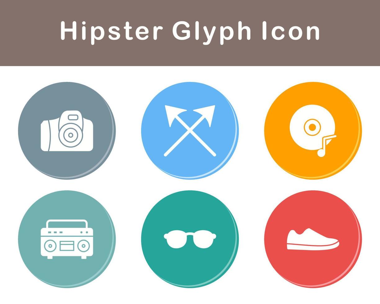 Hipster Vector Icon Set