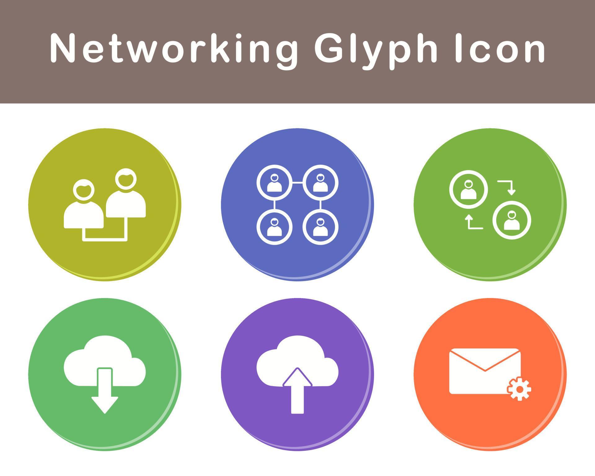 Networking Vector Icon Set 21505653 Vector Art at Vecteezy