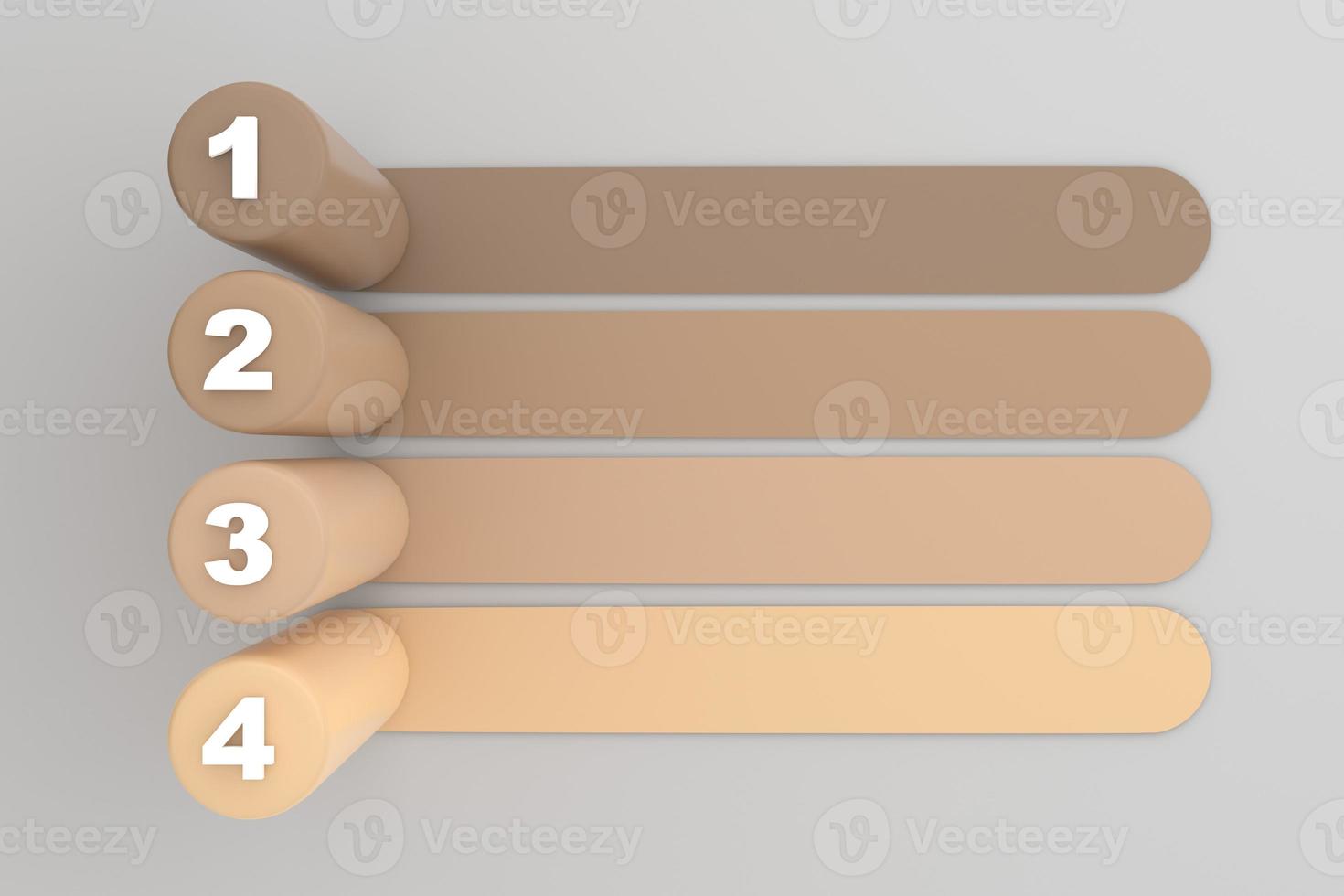 Perspective Infographic Pillars with shadows. Presentation template. 5 step options. Chart concept photo