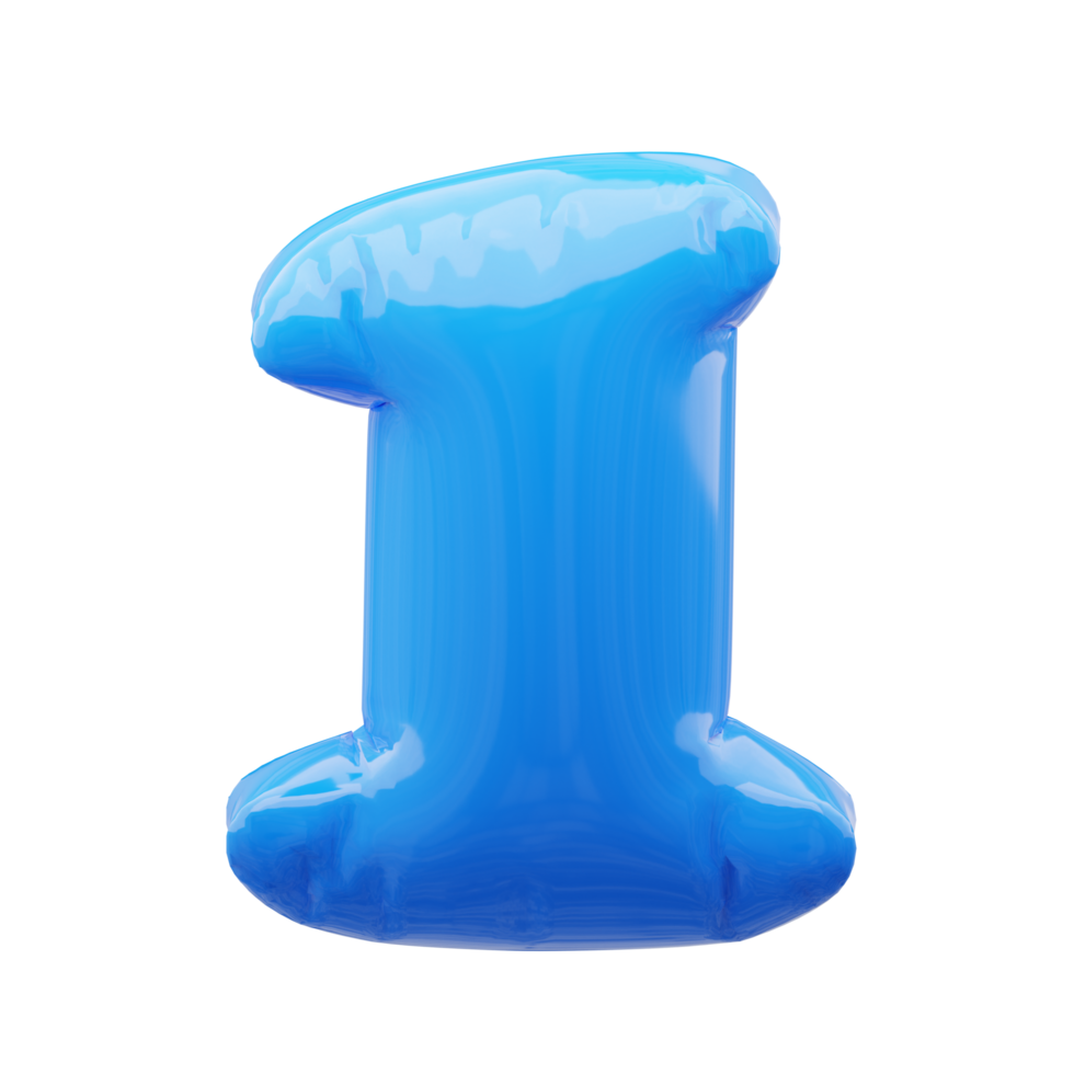 3d alphabet number balloon png