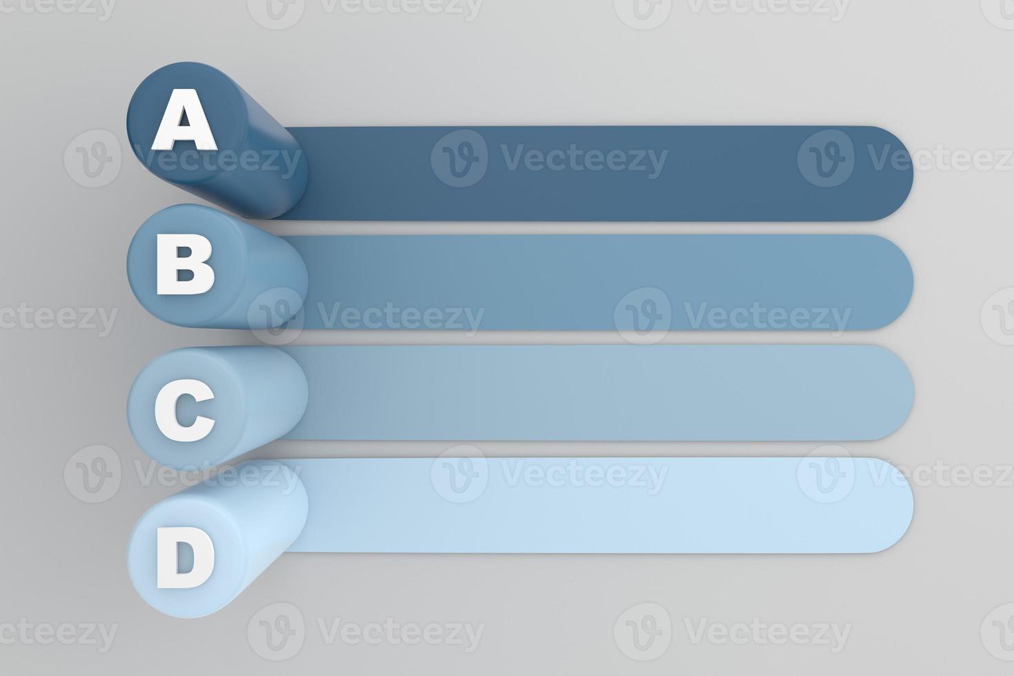 Perspective Infographic Pillars with shadows. Presentation template. 5 step options. Chart concept photo