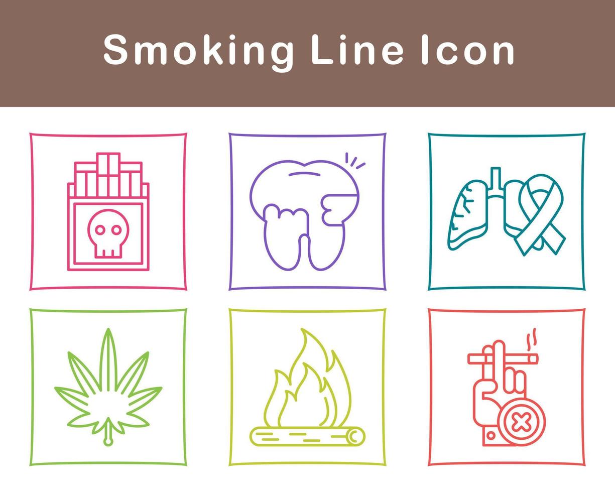 Smoking Vector Icon Set