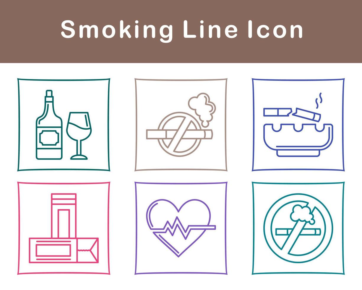 Smoking Vector Icon Set