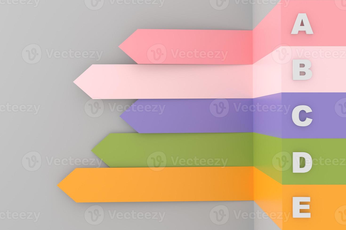 Arrow infographic template. Infographic options banner. layout for business infographics with marketing icons and design photo