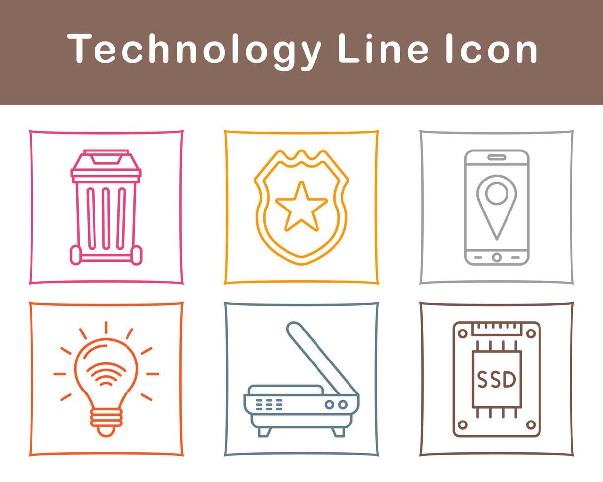 Technology Vector Icon Set