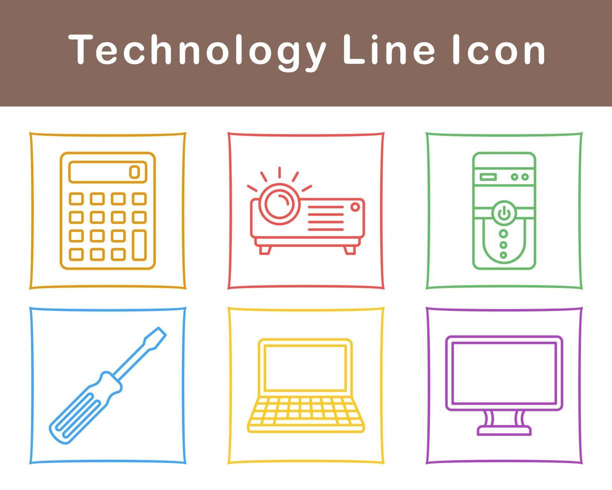 Technology Vector Icon Set