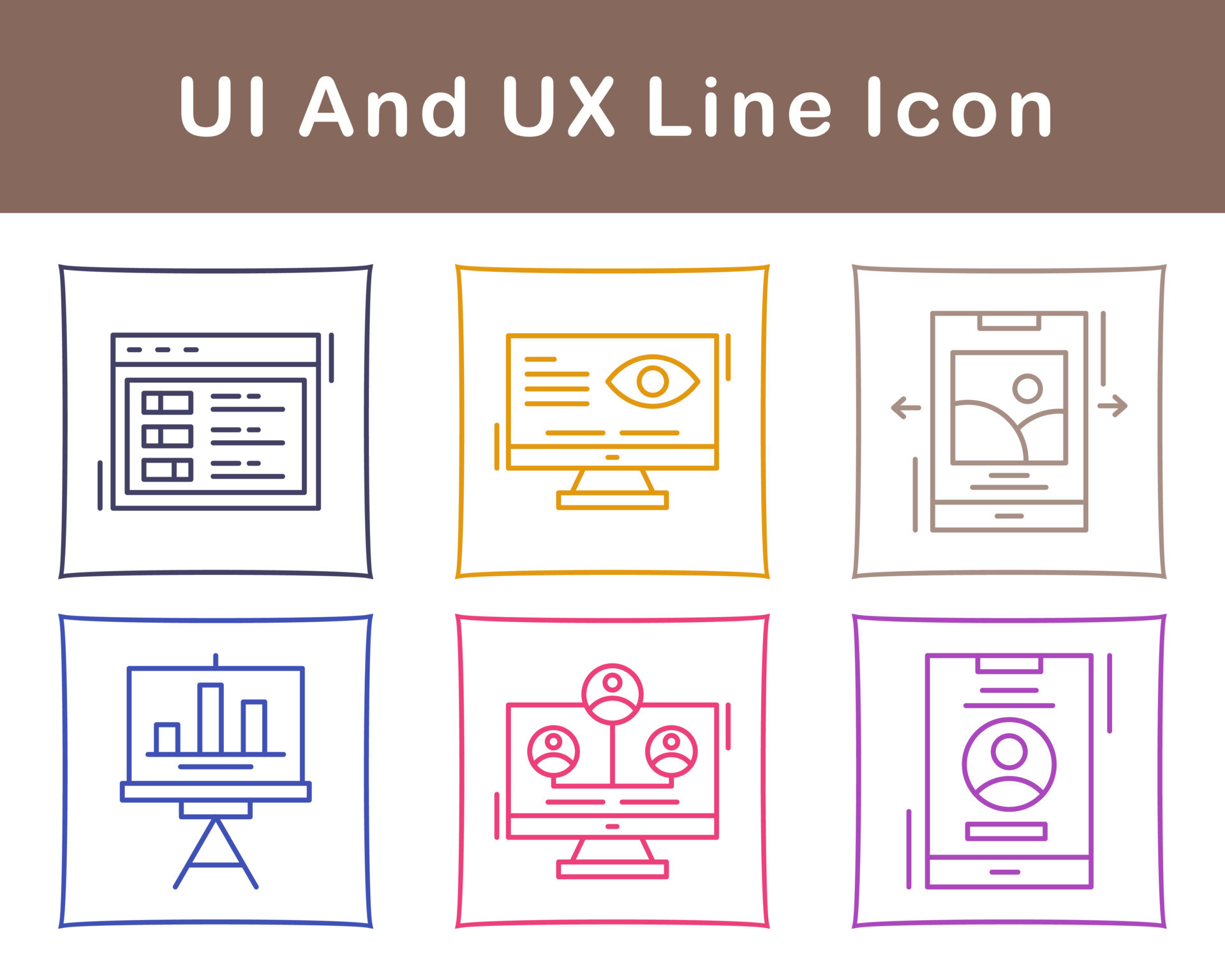 UI And UX Vector Icon Set 21505992 Vector Art at Vecteezy