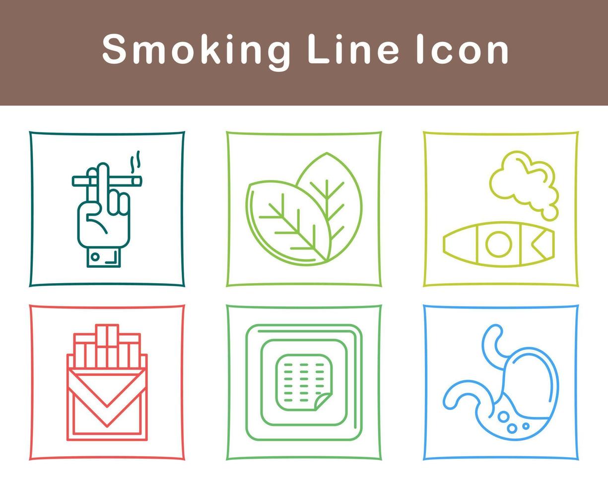 Smoking Vector Icon Set