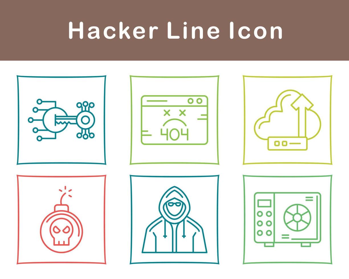 Hacker Vector Icon Set