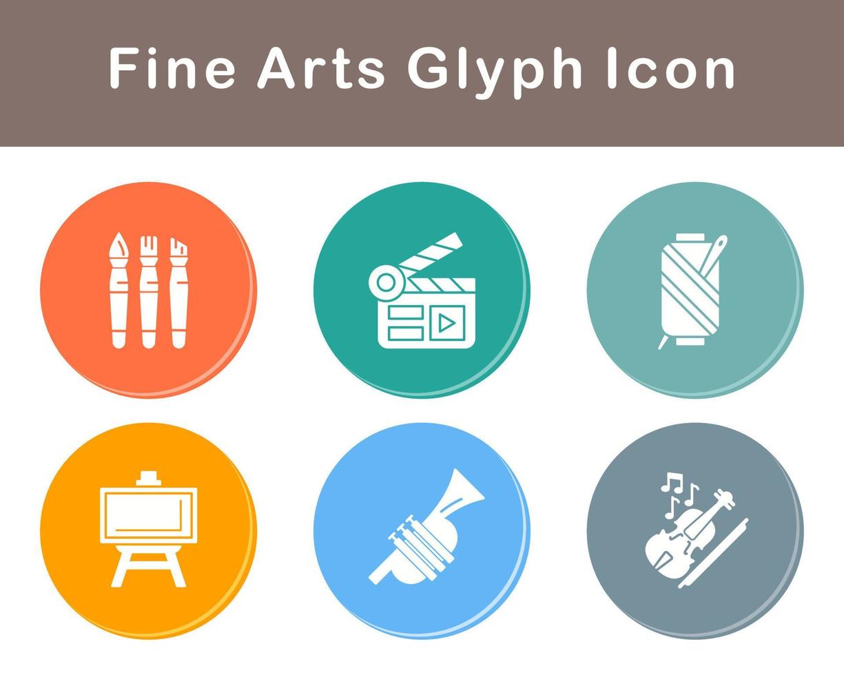 Fine Arts Vector Icon Set