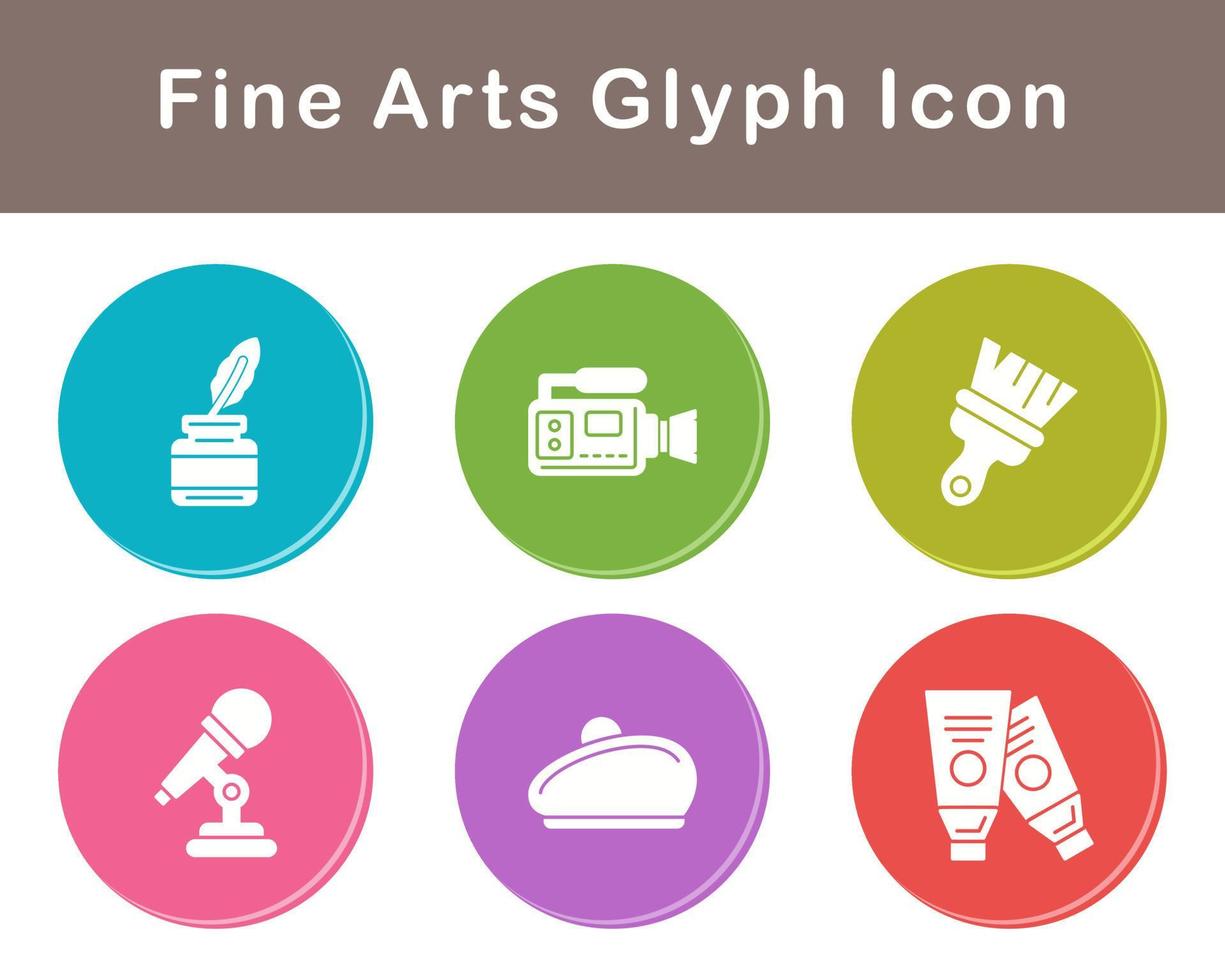 Fine Arts Vector Icon Set