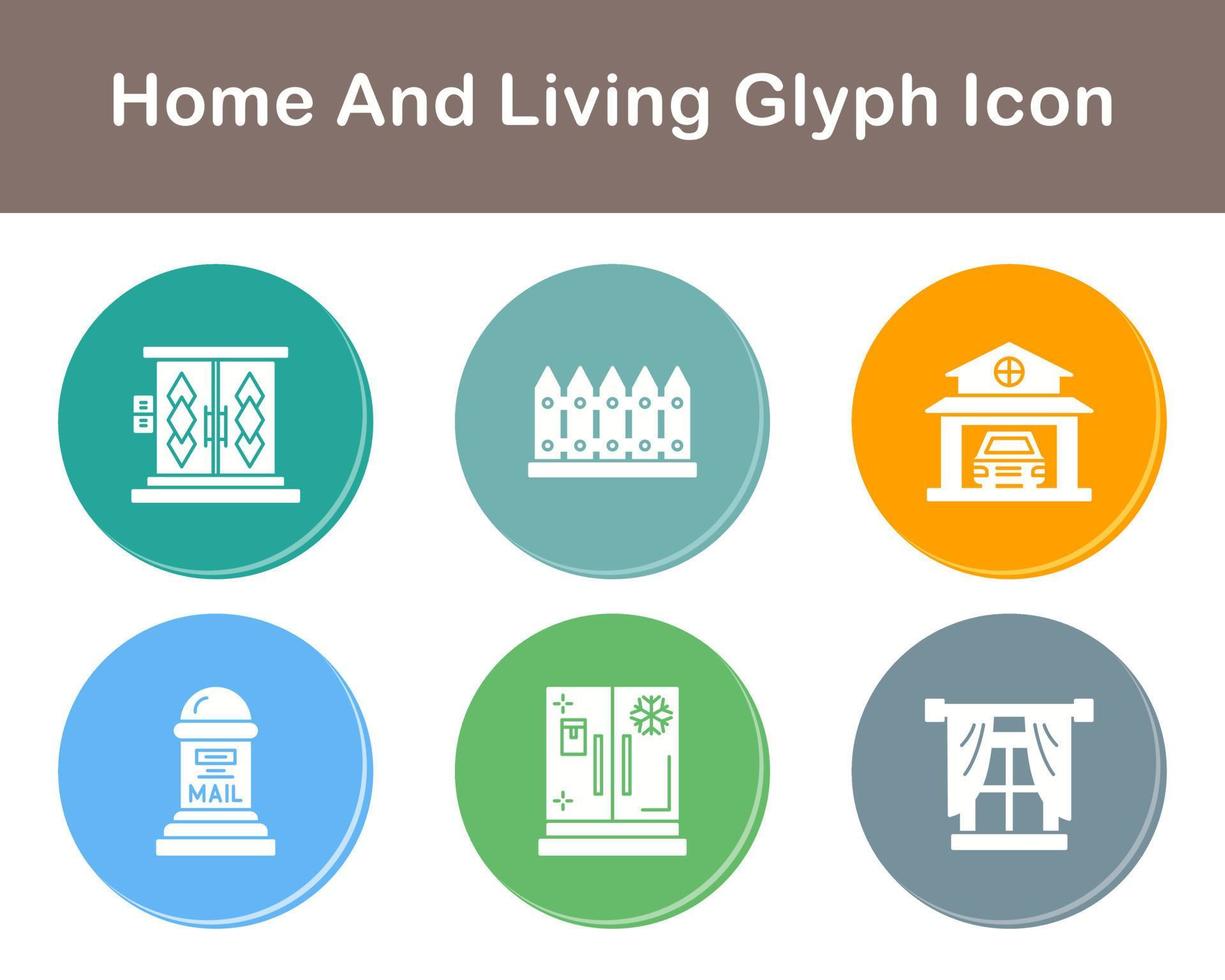 Home And Living Vector Icon Set