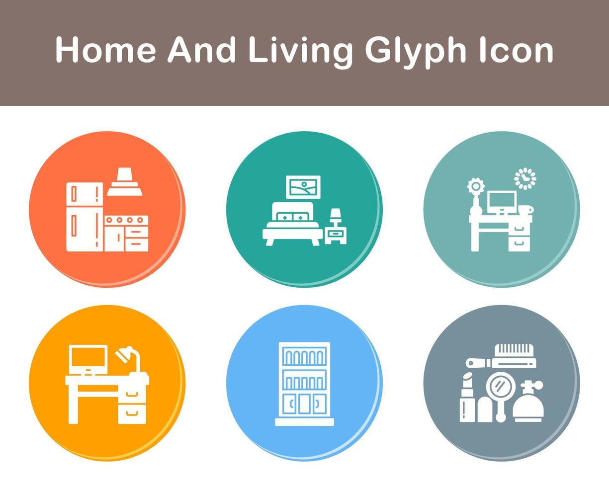 Home And Living Vector Icon Set