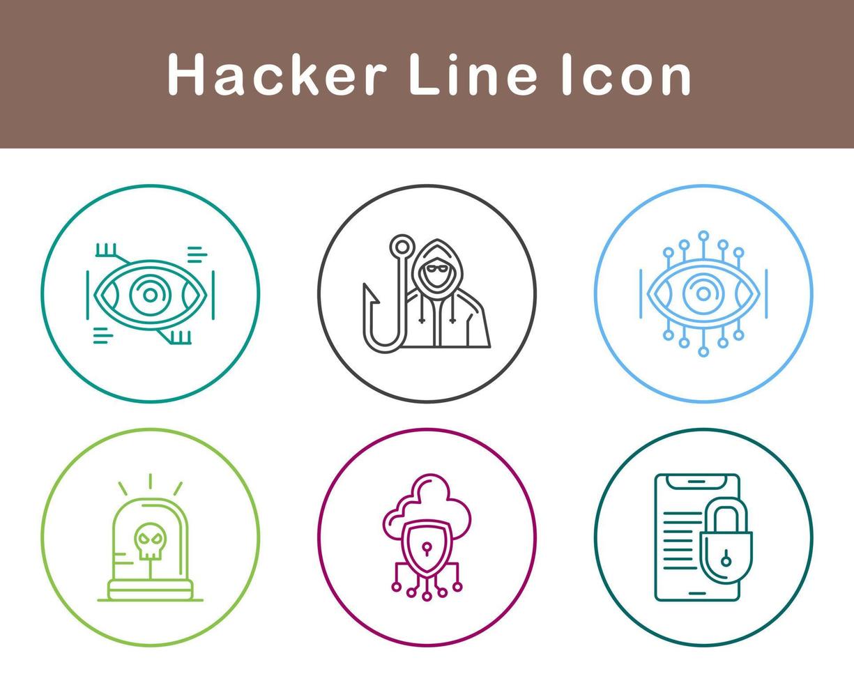 Hacker Vector Icon Set