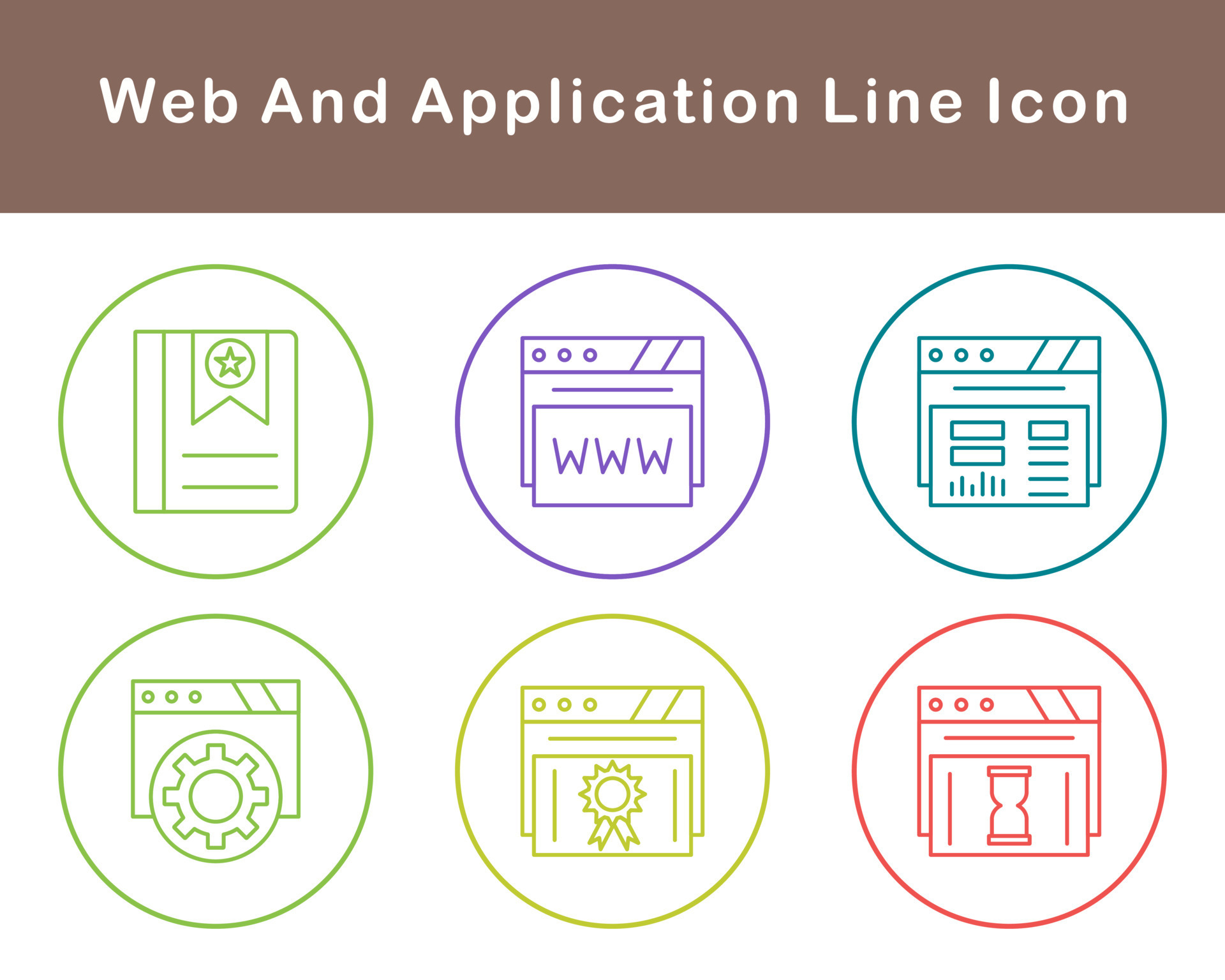 Web And Application Vector Icon Set 21506409 Vector Art at Vecteezy