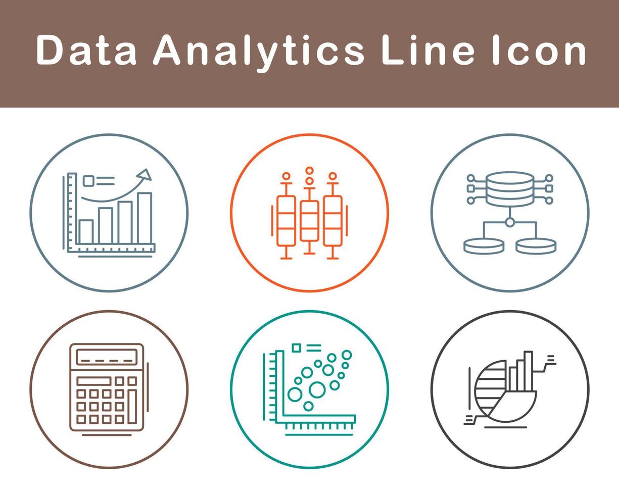 Data Analytics Vector Icon Set 21506495 Vector Art at Vecteezy
