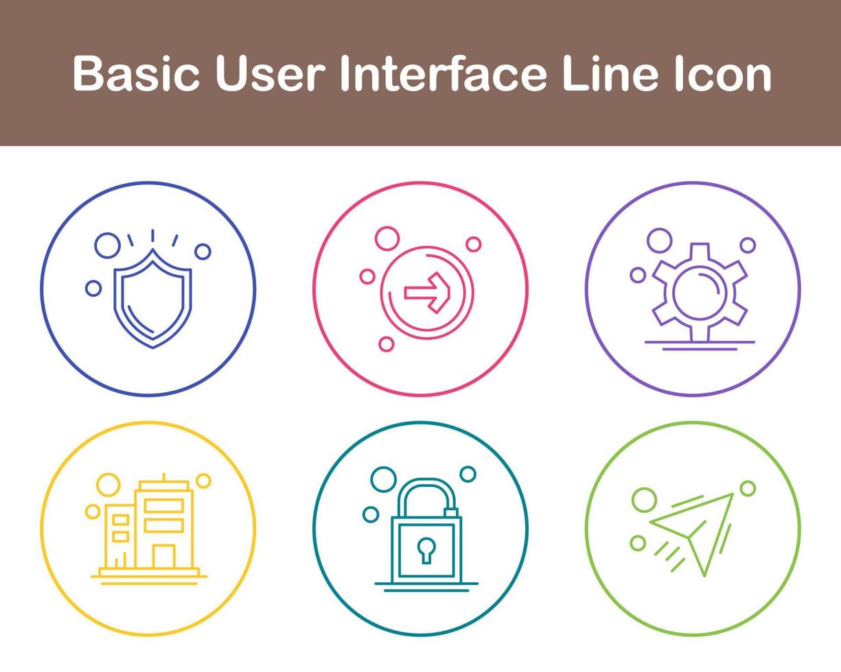Basic User Interface Vector Icon Set 21506505 Vector Art at Vecteezy
