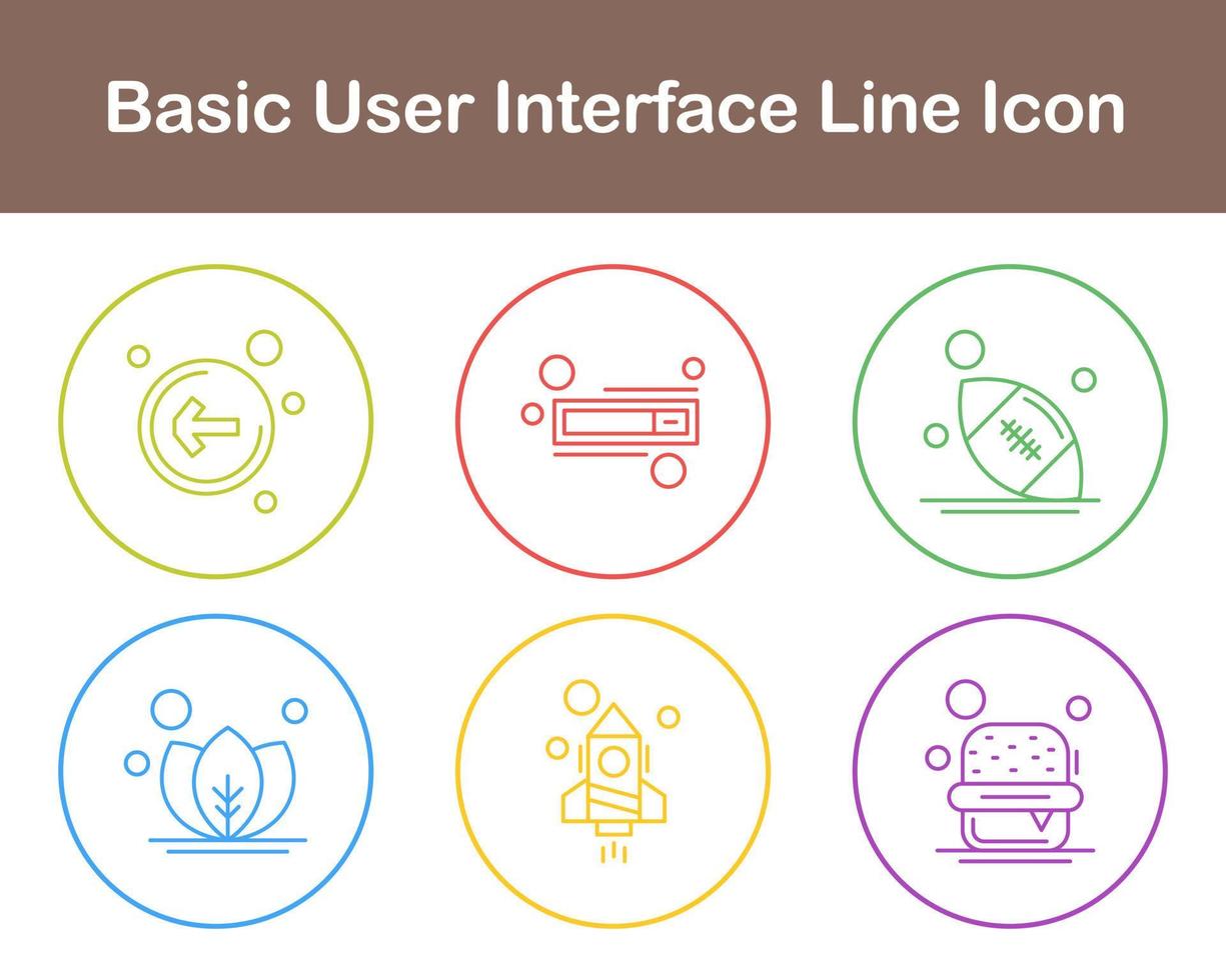 Basic User Interface Vector Icon Set 21506511 Vector Art at Vecteezy