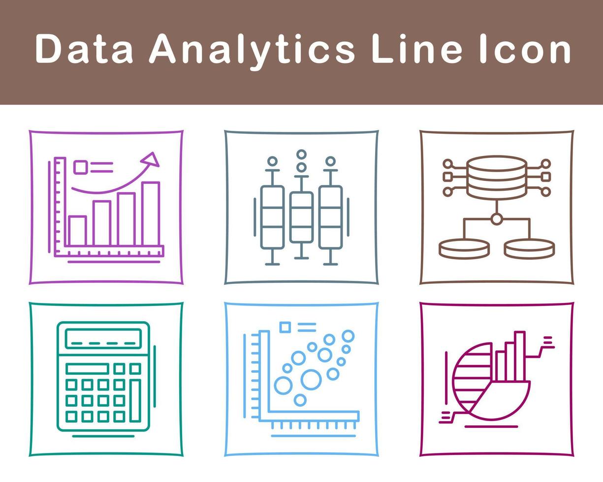Data Analytics Vector Icon Set 21506530 Vector Art at Vecteezy