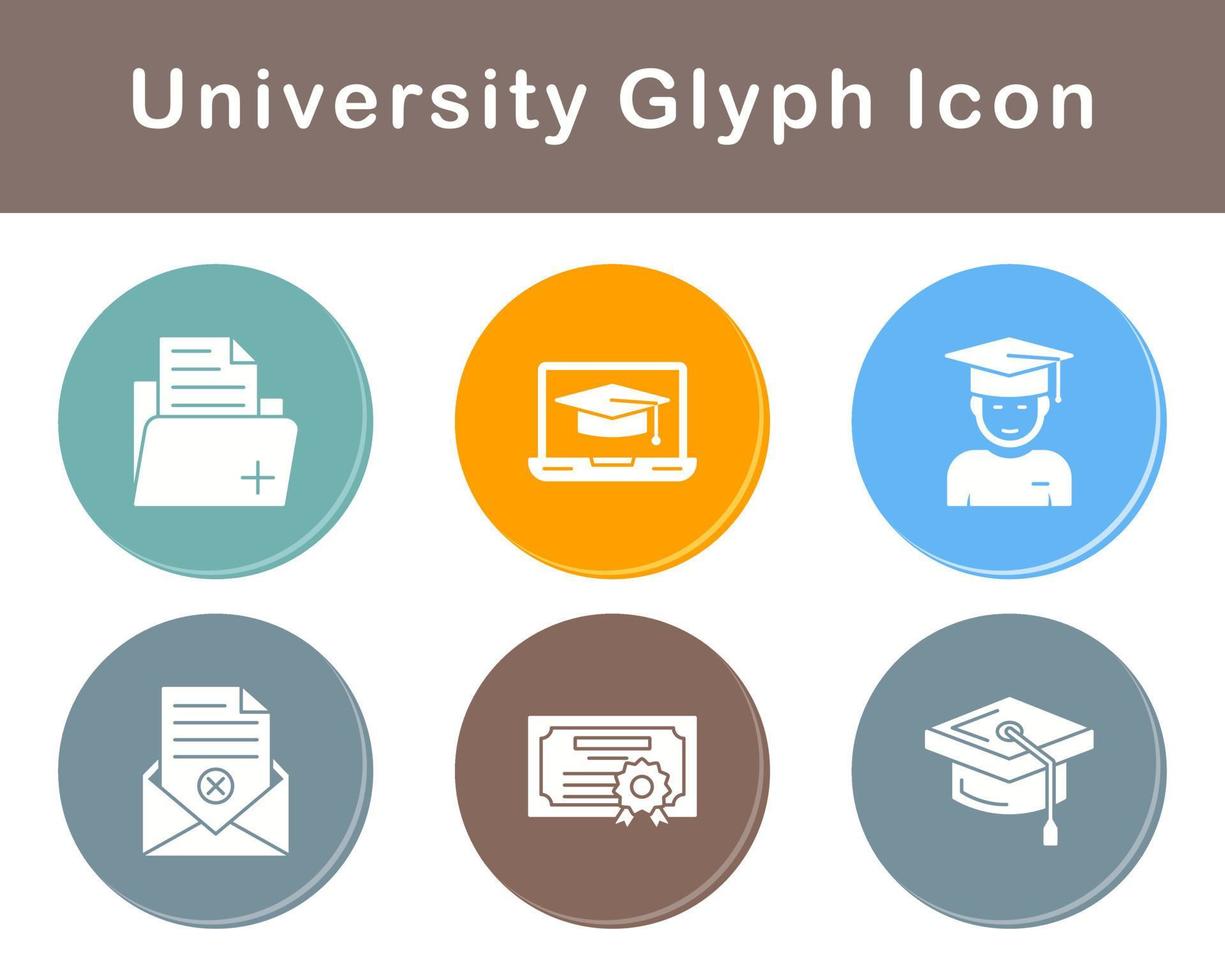 university Vector Icon Set