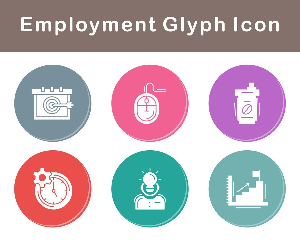 Employment Vector Icon Set