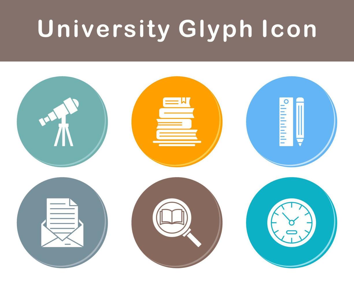 university Vector Icon Set