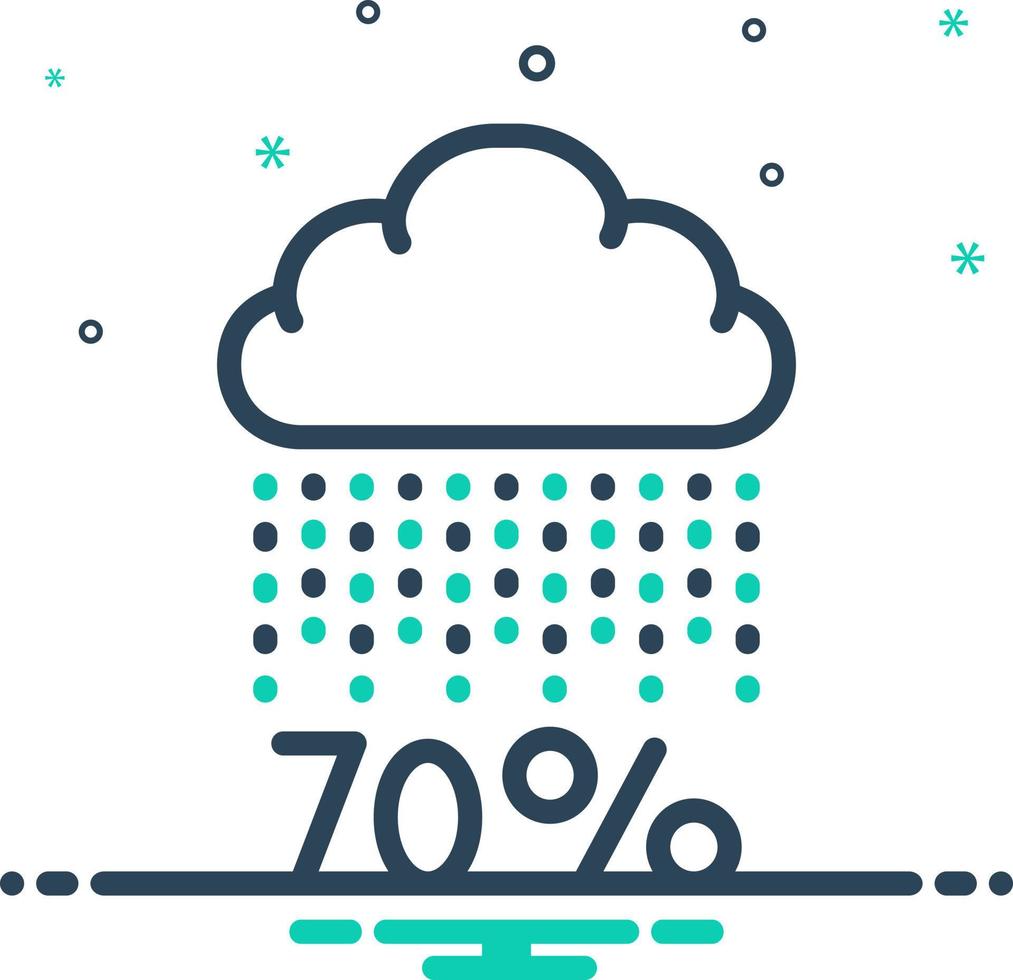 mix icon for probability vector