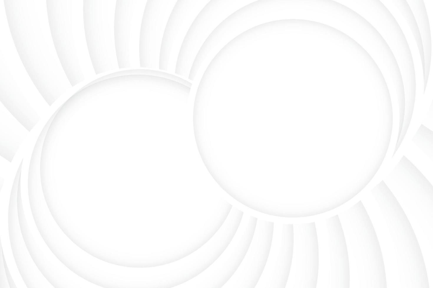 Abstract  white and gray color, modern design stripes background with geometric round shape. Vector illustration.
