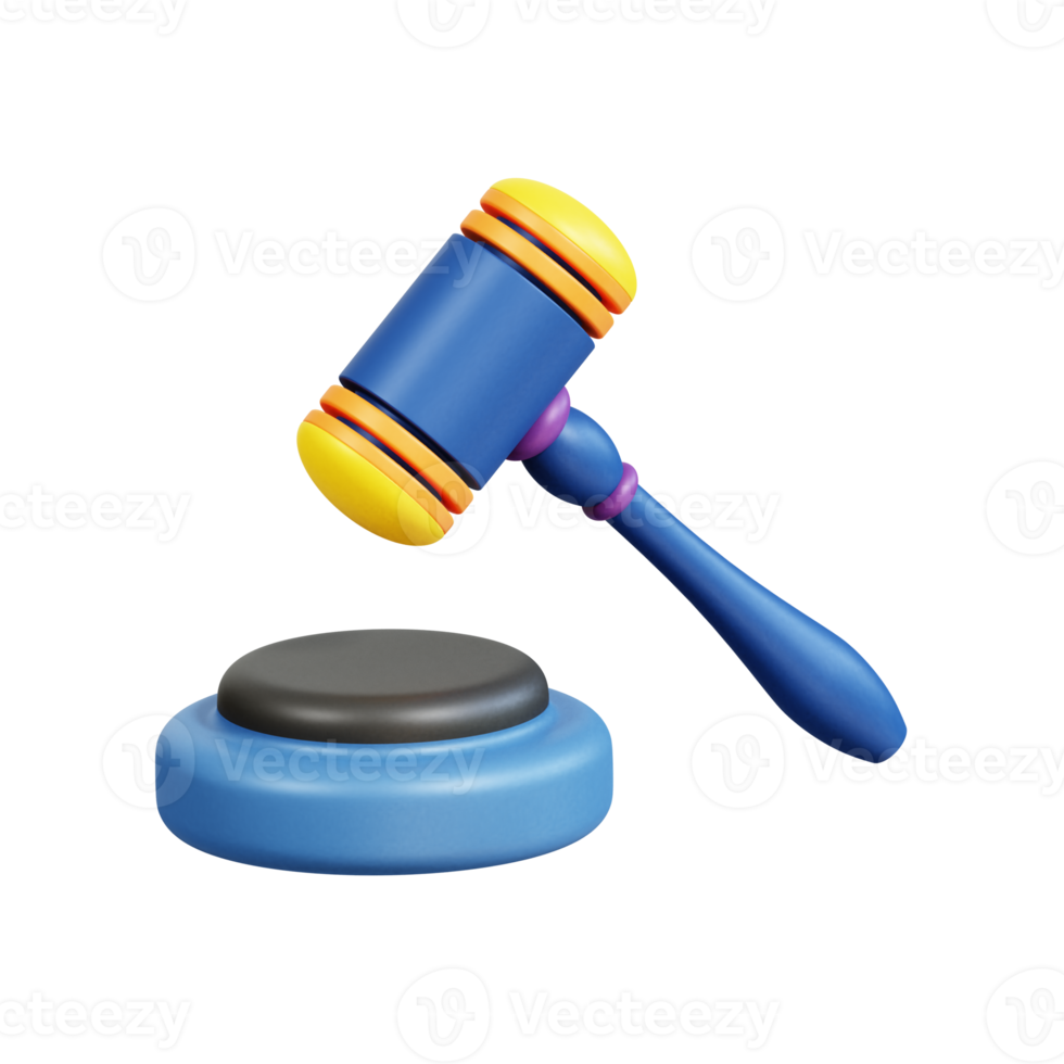 Law and Justice 3D Icon png