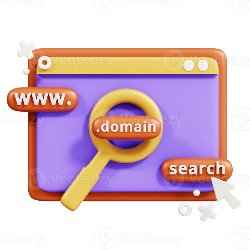SEO Web 3D Icon png