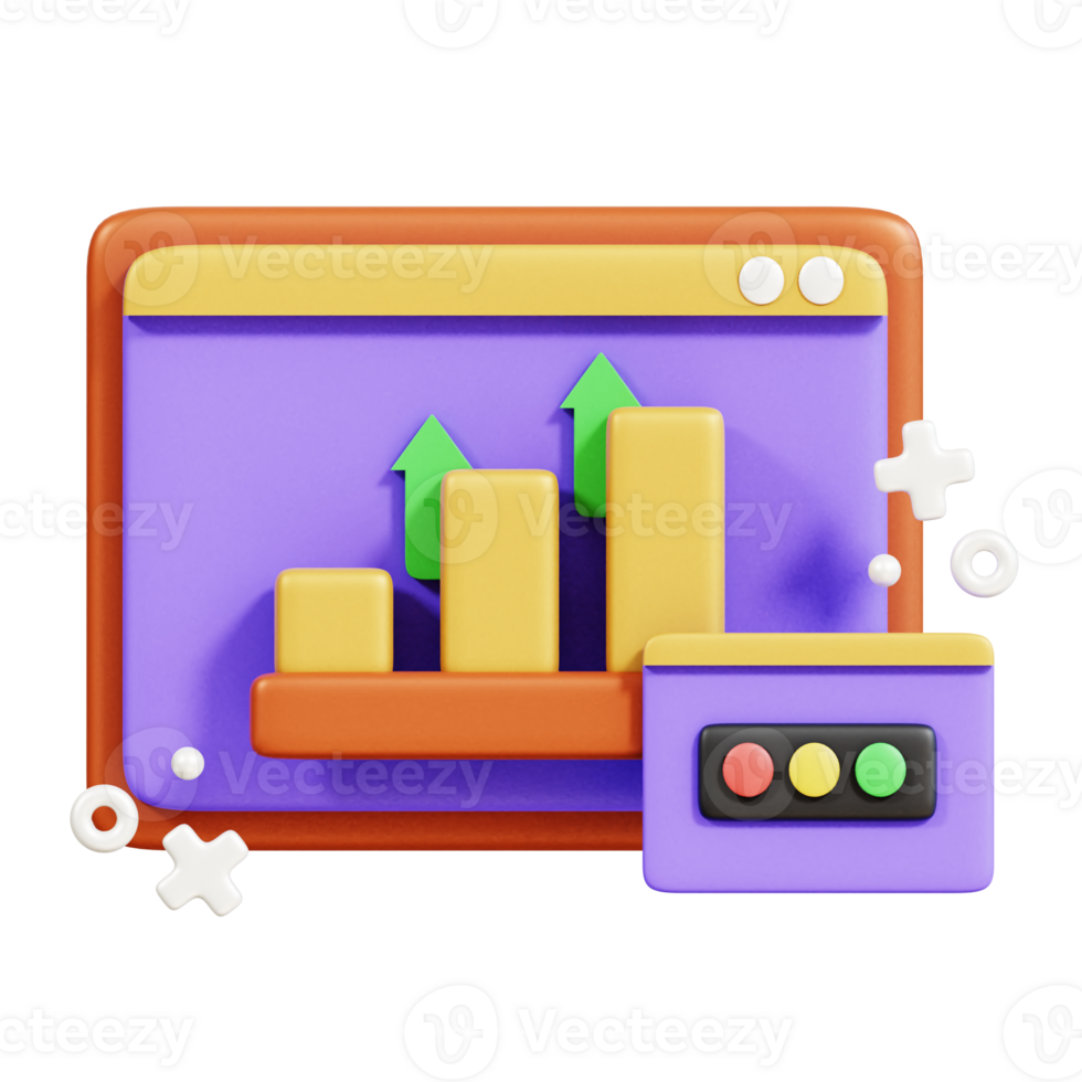 SEO Web 3D Icon png