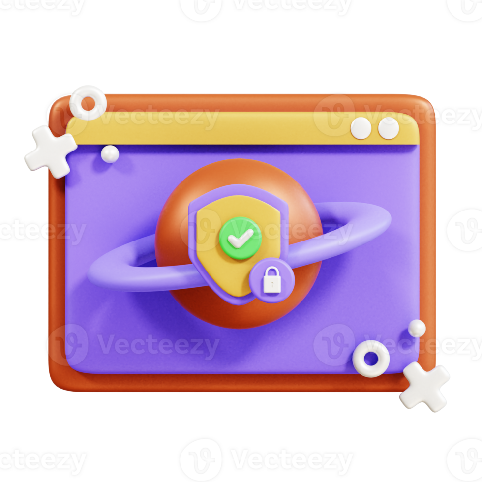 SEO Web 3D Icon png