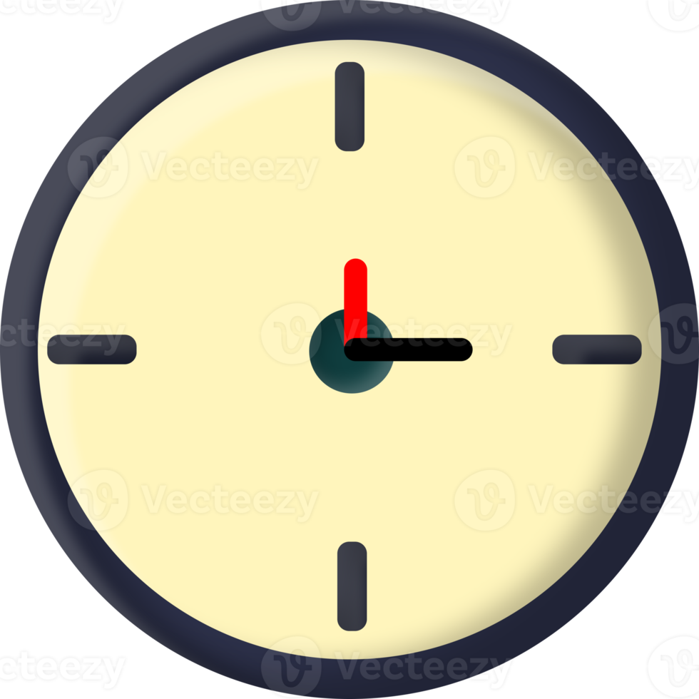 Clock analog PNG PRO