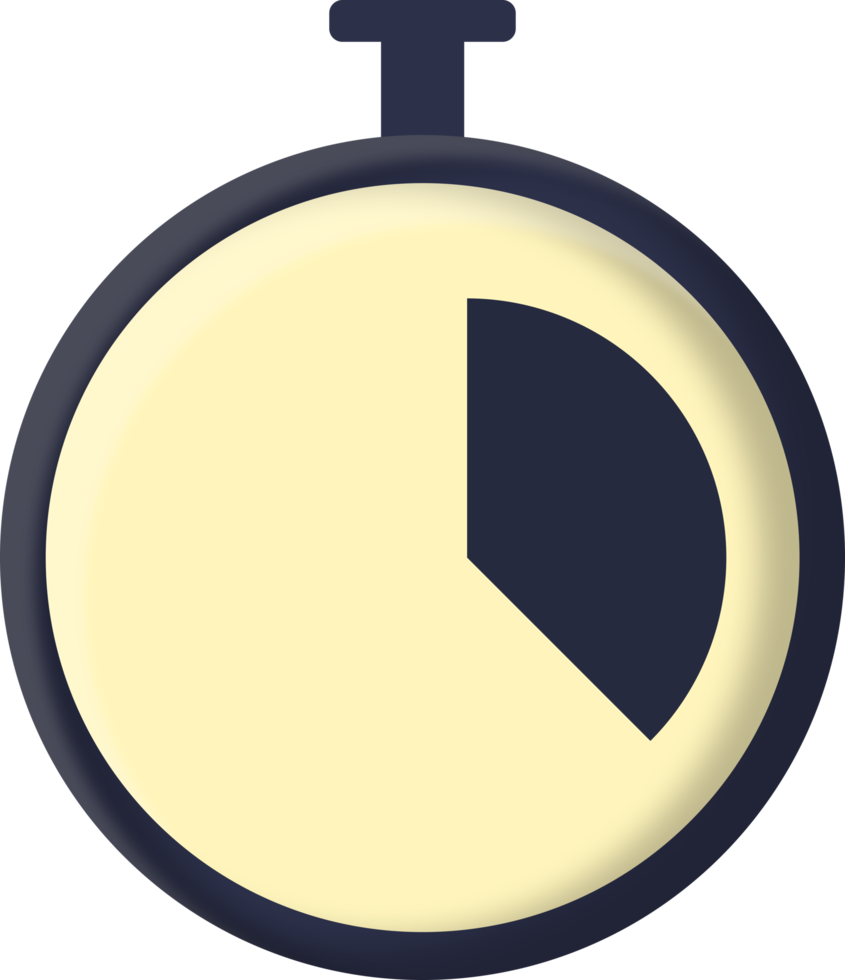 3d illustratie stopwatch PNG timer