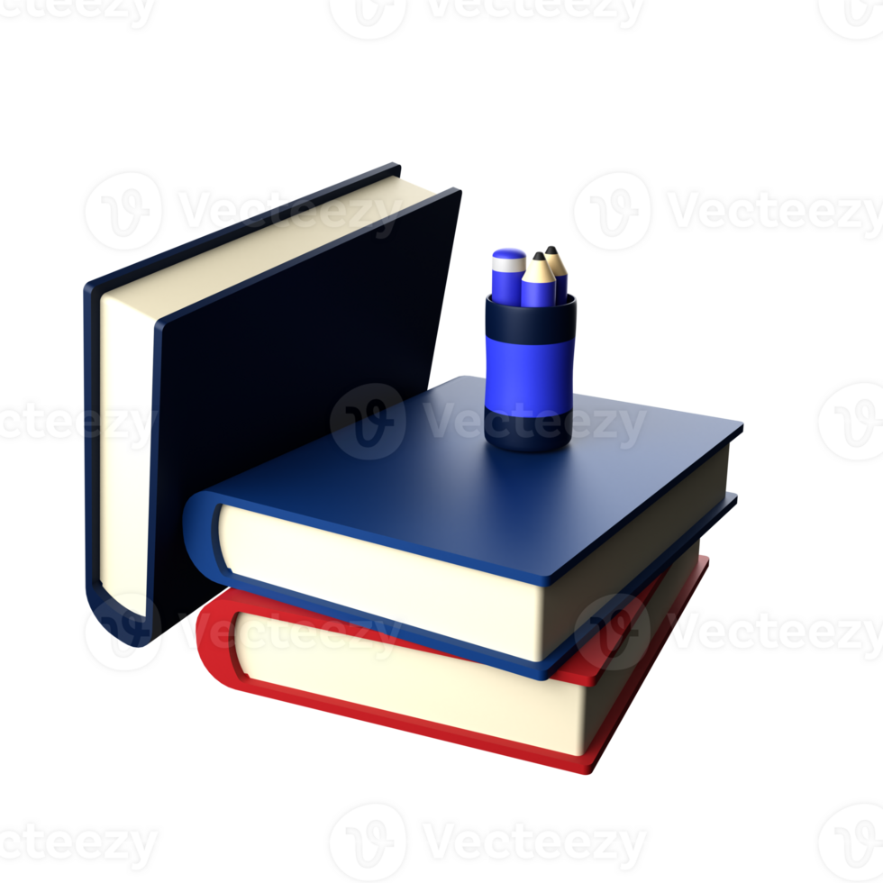 libro y lapiz png