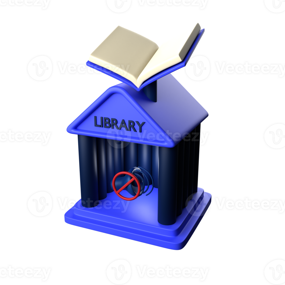 Library 3d Icon 21507422 PNG