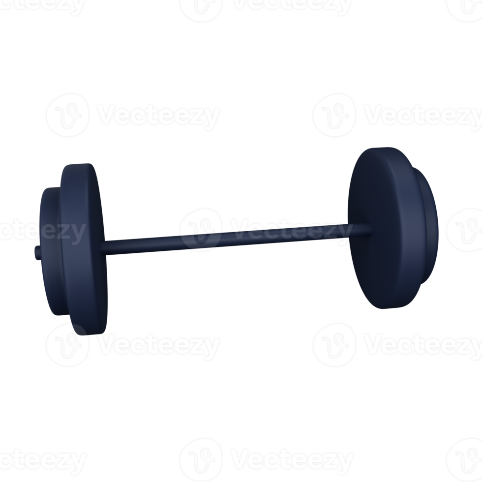 Barbell 3d icon png